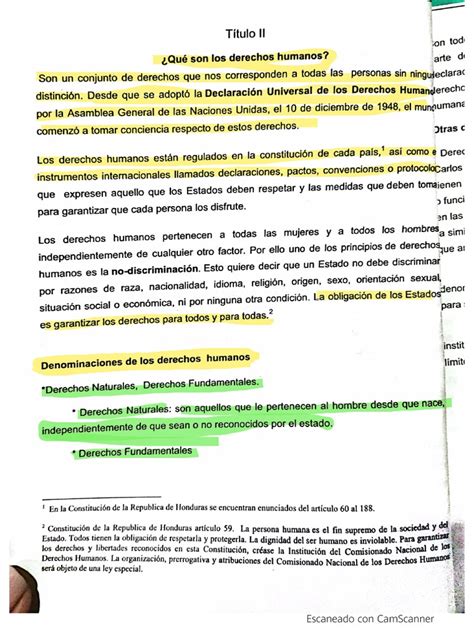 Derechos Humanos Noveno Subrayado Pdf