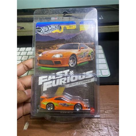 Jual Hot Wheels Supra MK Orange Fast Furious Brian Free Protektor Shopee Indonesia
