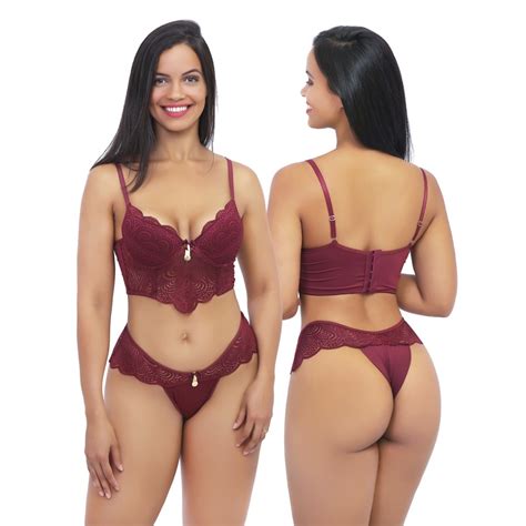 Conjunto Cropped Compridinho Sutian Calcinha Fio Sexy Duplo Espera Marido Bojo Lingerie