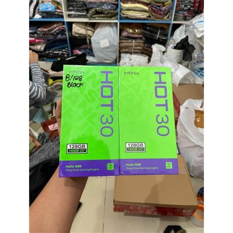Jual Infinix Hot 30 NFC 8 256 New Segel Garansi Resmi Setahun Shopee Indonesia