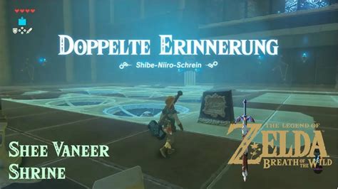 Zelda Botw Shibe Niiro Schrein Shee Vaneer Shrine Youtube