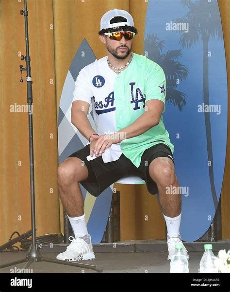 Los Angeles Usa 16th July 2022 Bad Bunny At The 2022 Mlb All Star