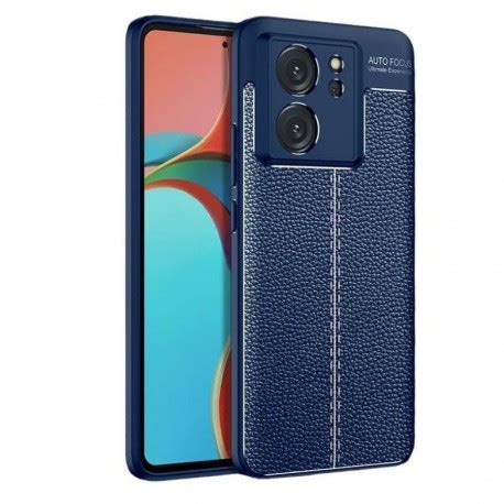 Coque Xiaomi T Et Pro Tpu Cuir Bleue Flexible