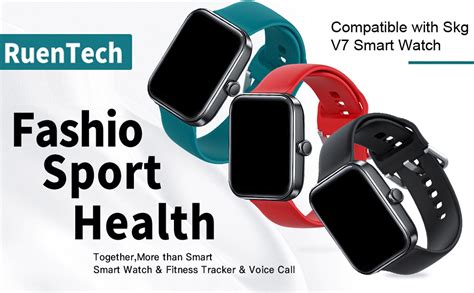 Amazon Ruentech Bands Compatible With Skg V Smart Watch Band