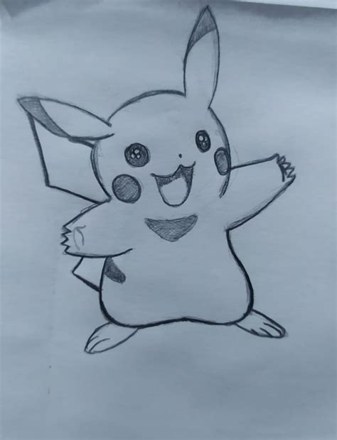 Trying to sketch pikachu! : r/learnart