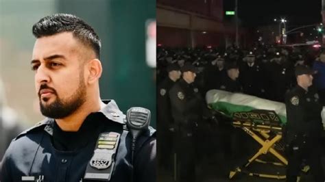 Fellow Officers Muslim Community Mourn Death Of Pakistani Origin Nypd