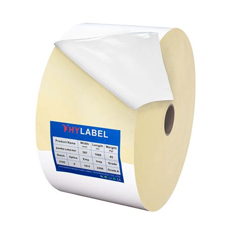 Direct Thermal Label Hot Melt Adhesive With Frozen Adhesive Self Adhesive Label Roll From China