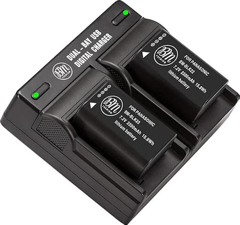 Bm Premium Pack Of Dmw Blk High Capacity Battery And Dual Bay