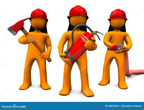 Fire Brigade Stock Illustration Illustration Of Figure 26927442