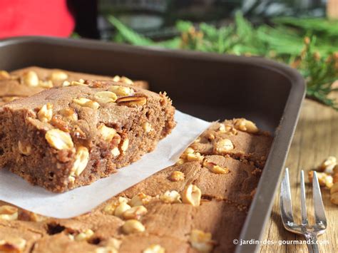 Brownie Chocolat Cacahu Tes Jardin Des Gourmands