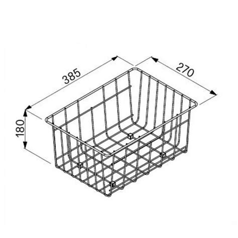 CESTELLO ELLECI INOX PER LAVELLO COMPOSITO E INOX ACI01307 Elleci Shop