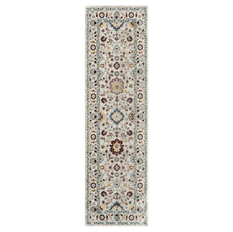 Everwash Treasure Lina Traditional Medallion Machine Washable Runner