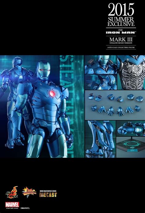Hot Toys Hottoys Ironman Iron Man Mark Iii Mk Smv Stealth Mode Version Mms D