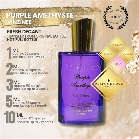 Perfume Decant Vinzinee Perfumes Purple Amethyste Musky Floral Woody Notes Lazada Ph