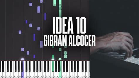 Idea 10 Gibran Alcocer Piano Tutorial Sheet Music MIDI YouTube