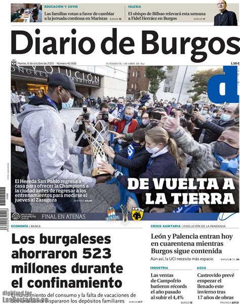 Periodico Diario De Burgos 6 10 2020