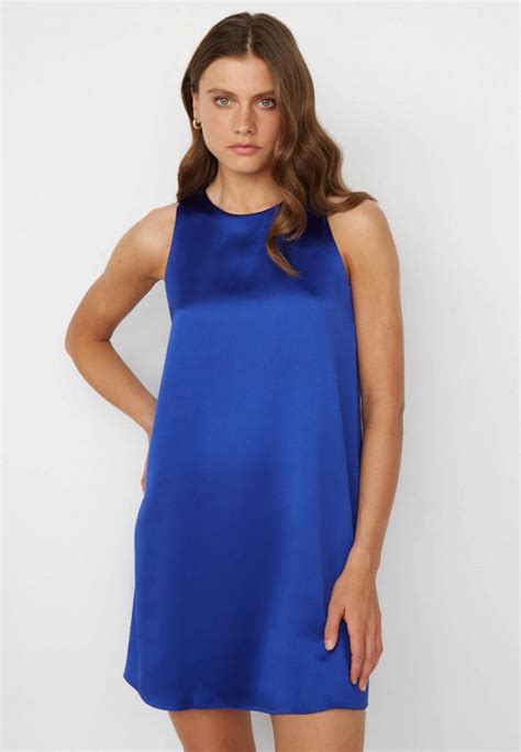 Купить Платье Mollis цвет синий за 999р. с доставкой