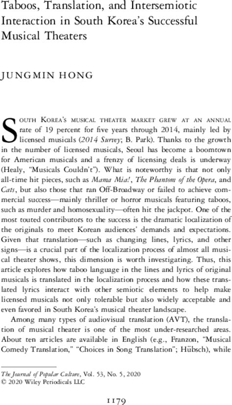 Taboos Translation And Intersemiotic Interaction In South Koreas