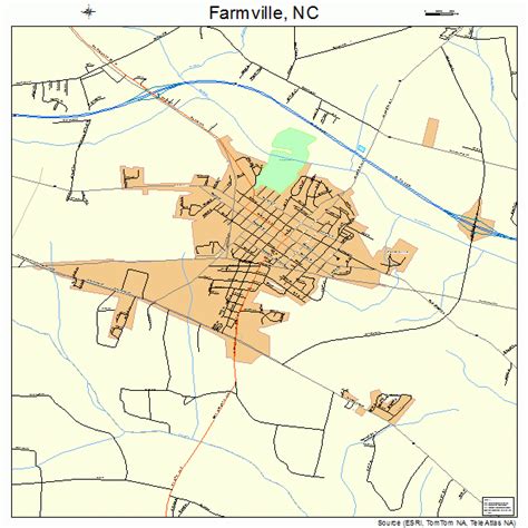 Farmville North Carolina Street Map 3722820