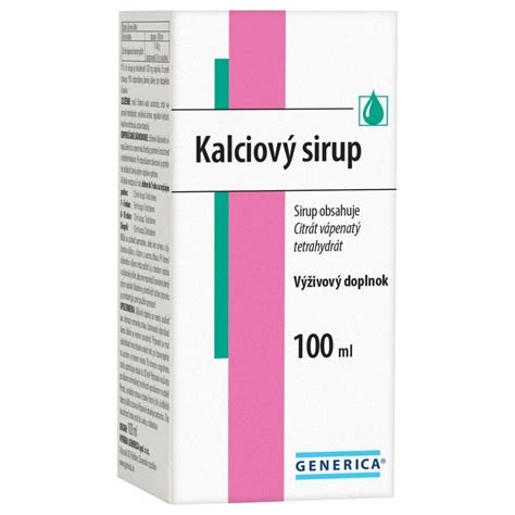 Kalciový sirup (recenzia) - kašeľ, hlasivky, kosti a zuby - Imunita Online