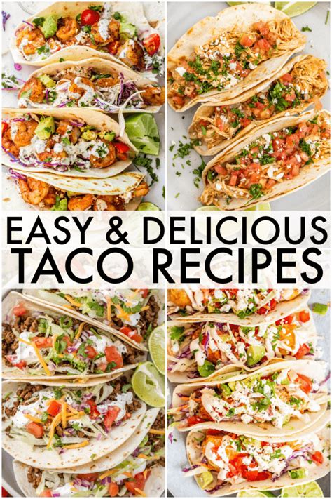 10 Easy Taco Recipes - Valentina's Corner