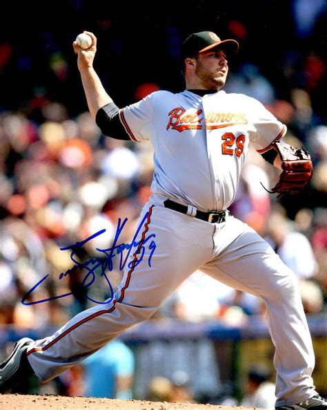 AUTOGRAPHED TOMMY HUNTER 8X10 Baltimore Orioles Photo - Main Line ...