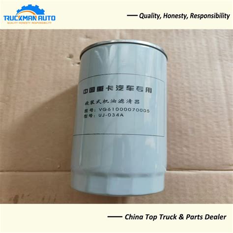 SINOTRUK HOWO Spare Parts Rotary Oil Filter VG61000070005