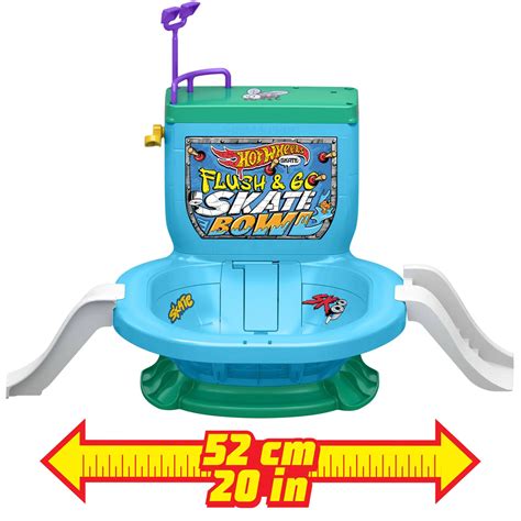 Hot Wheels Flush Go Bowl Skate And Annoy