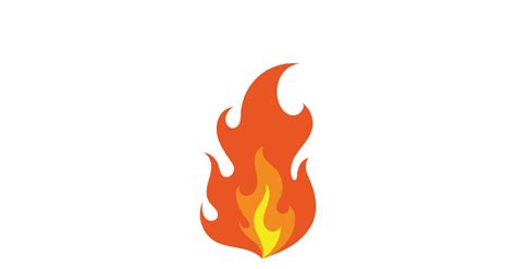Fire Burn Flame Hot Logo Vector Element Design V