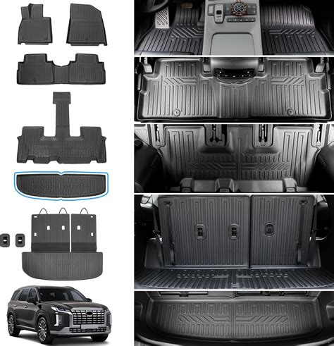 Amazon Houclemic Floor Mats For Hyundai Palisade Trunk