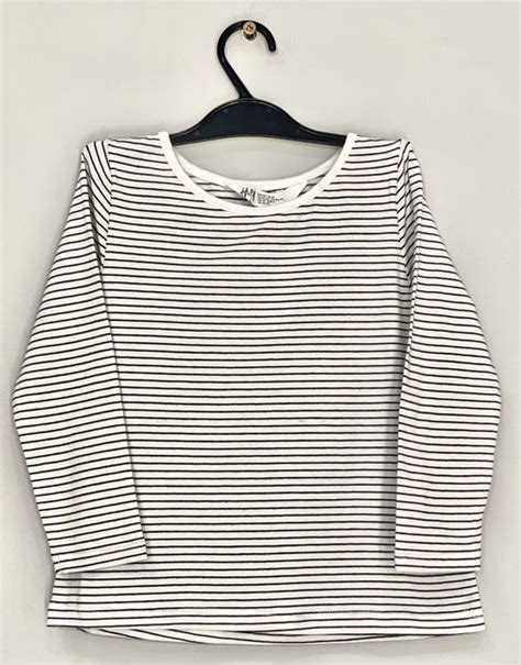 Футболка с длинными рукавами H&M 060870039 92 см Белая (6666000120502 ...