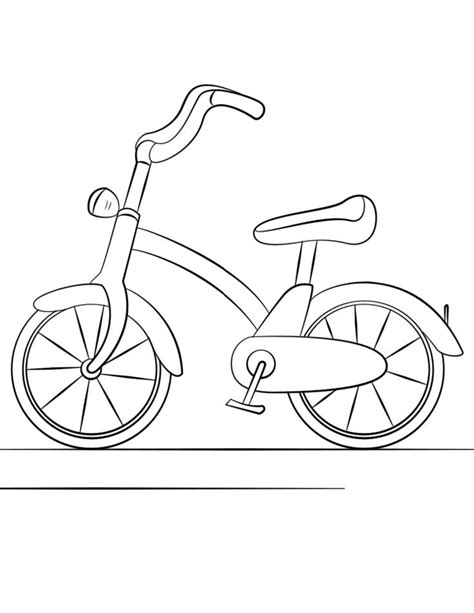 Bike Printable Coloring Pages Coloring Book