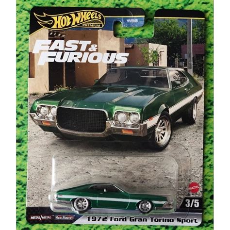 Jual HOT WHEELS PREMIUM 1972 FORD GRAN TORINO SPORT FAST AND FURIOUS FNF Shopee Indonesia