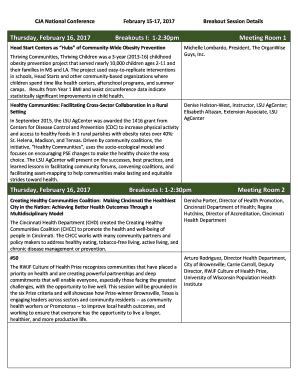 Fillable Online Cja National Conference Fax Email Print Pdffiller