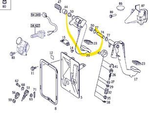 Accelerator Pedal For Mercedes Benz ATEGO 1217 1217 L Truck For Sale