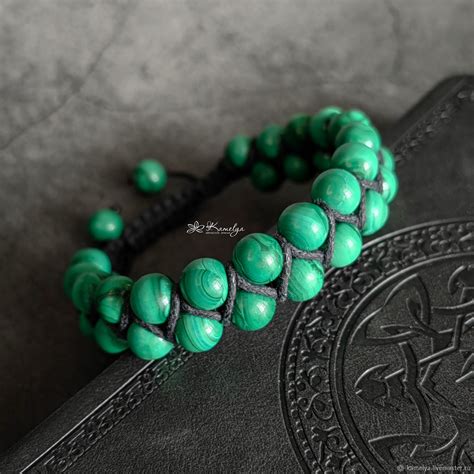 Браслет Шамбала Shamballa "Малахитовый" в интернет-магазине Ярмарка ...