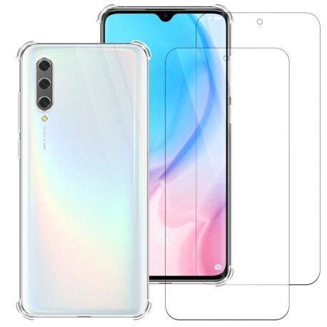 Coque Xiaomi Mi Lite Et Crans De Protection Tpu Transparent