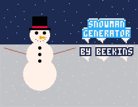 Snowman Generator by beekins