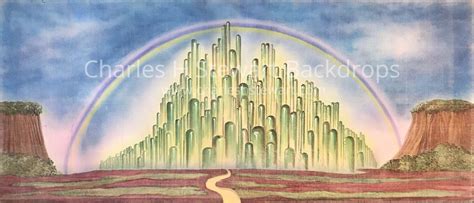 Emerald City Backdrop | Backdrops by Charles H. Stewart