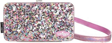 Smiggle Dreamy Purse With Strap Pearly Pink Glitter Uk