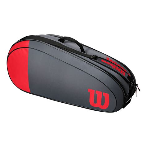 Теннисная сумка Wilson Team 6 Grey Red