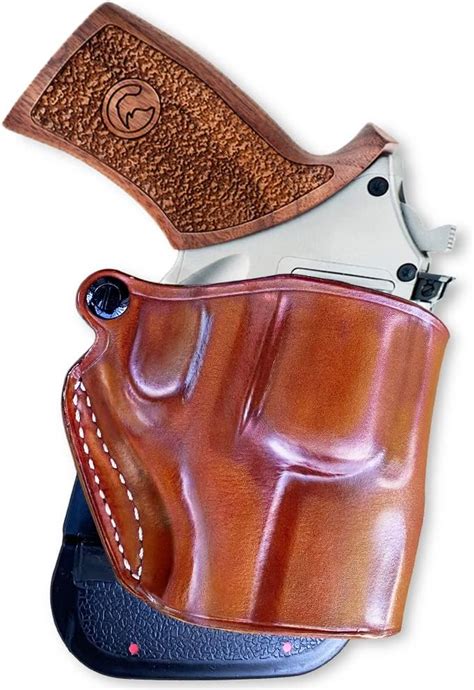 Premium Leather Owb Paddle Holster Open Top Fits Chiappa