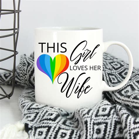 Lesbian Couple Mug Lgbt Coffee Mug Lesbian Couple T Wife Etsy