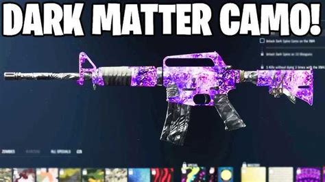 Bo Dark Matter Camo Unlock In All Guns Level Instant