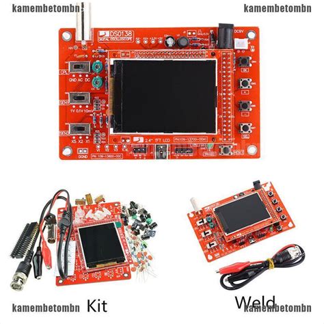 DSO138 Kit Osciloscópio Digital Com Sonda De Scope Multiuso DIY DSO138 ...