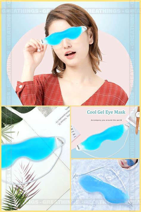 Greathings Hot Cold Compress Gel Ice Eye Mask Under Eye Bag And Puffiness Relief Thermogel