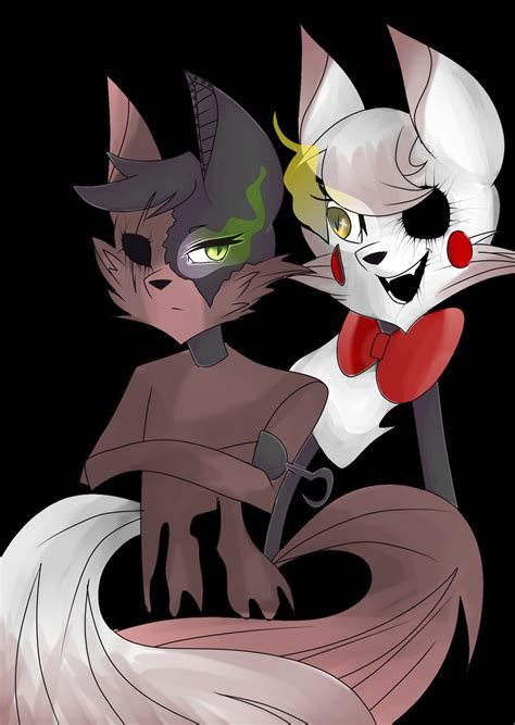 Mangle x Foxy by partyfox92 on DeviantArt