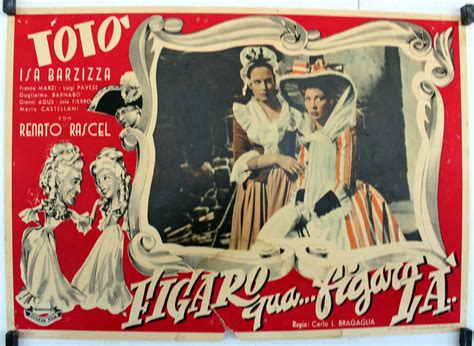 "FIGARO QUA, FIGARO LA" MOVIE POSTER - "FIGARO QUA, FIGARO LA" MOVIE POSTER
