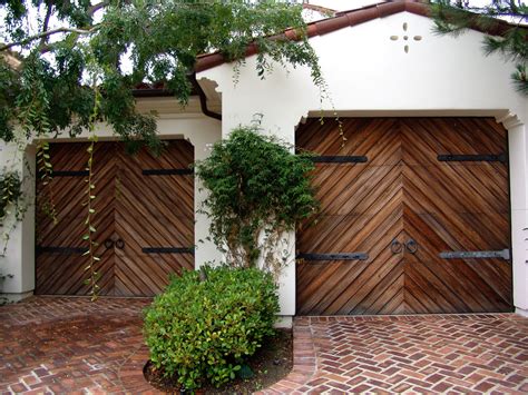 These Custom Made Spanish Style Garage Doors Feature A Beautiful