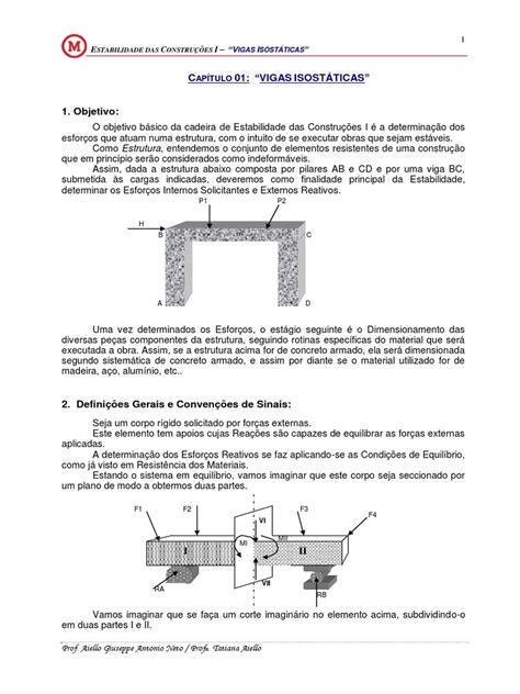 PDF Estabilidade I Vigas Isostáticas DOKUMEN TIPS